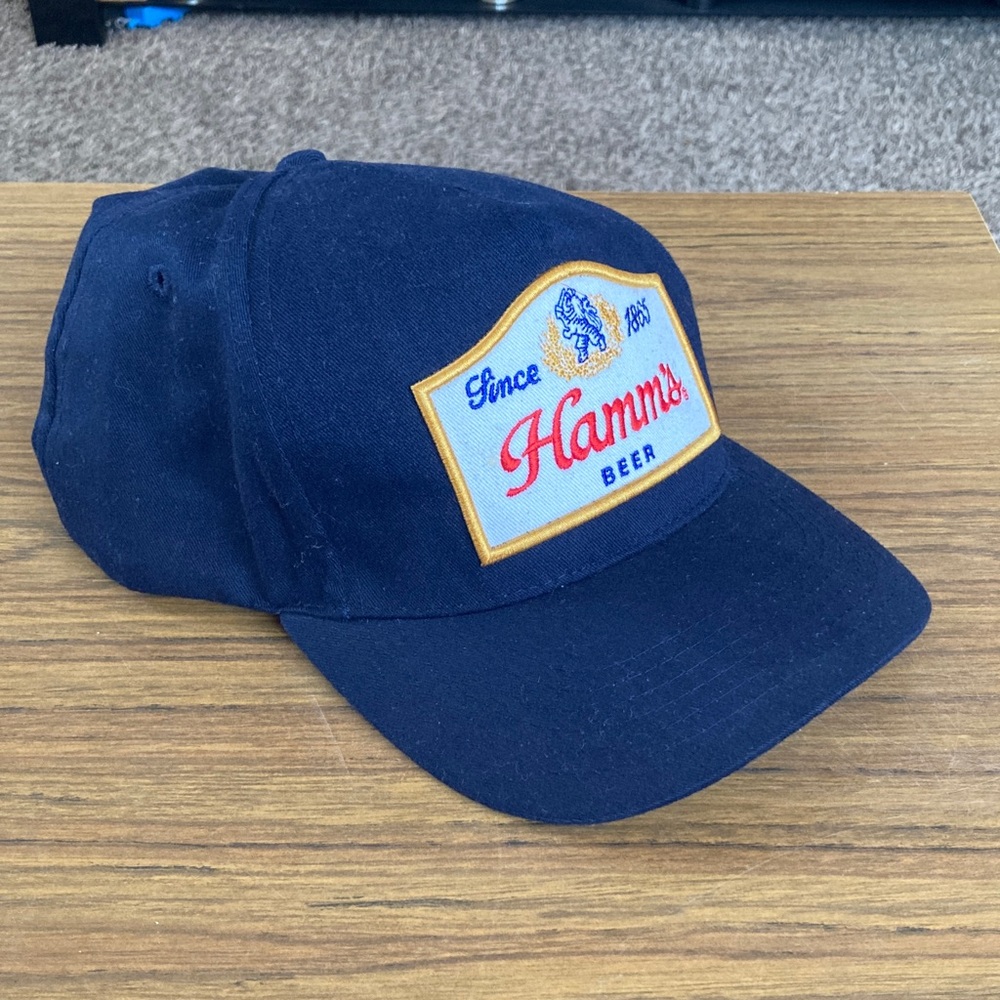 Hamm's Beer Blue Cap